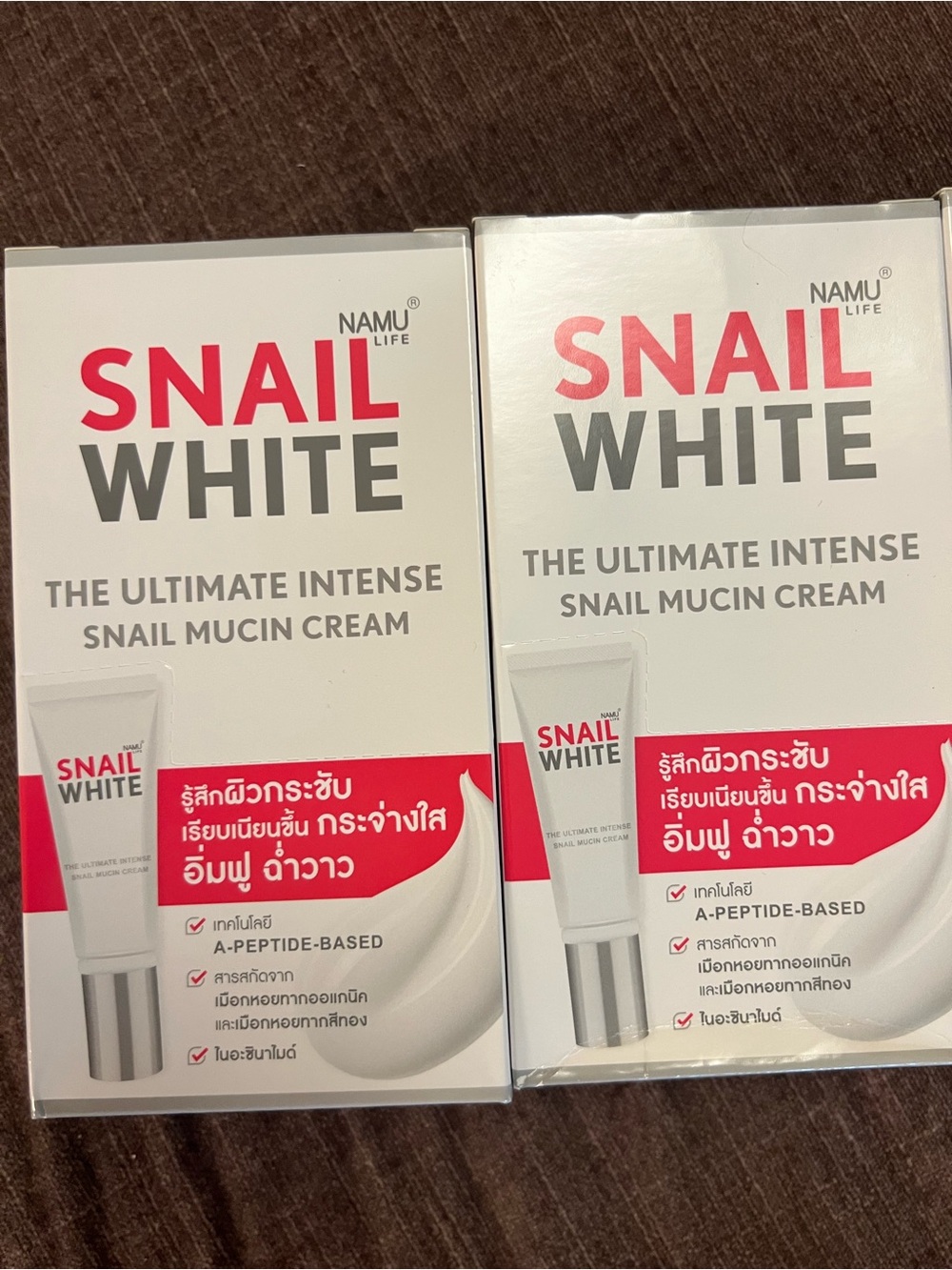 Snail White Ultimate Intense Snail Mucin Cream - White/Pink
